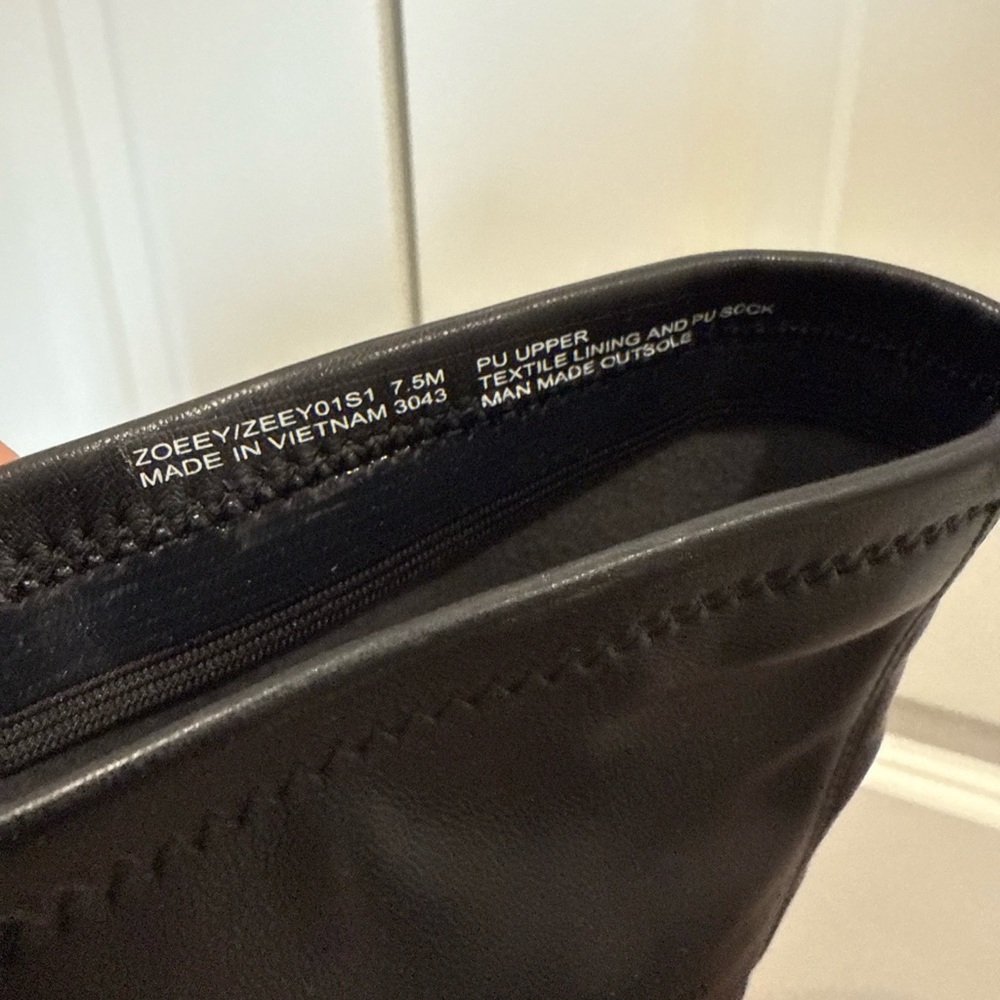 Steve Madden Zoeey Black Knee-high Boots - Picture 12 of 14
